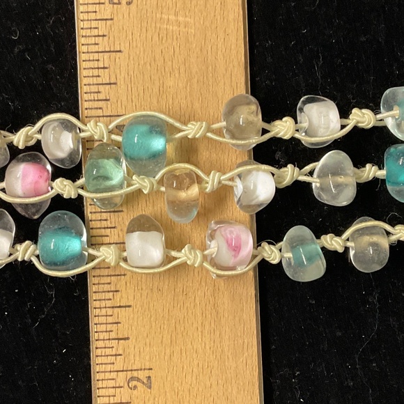 Three Strand Beaded Necklace - Picture 6 of 8